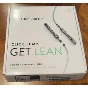 Crossrope Fitness Get Lean Weighted Jump Rope Set M 8'6" 2 weighted Ropes